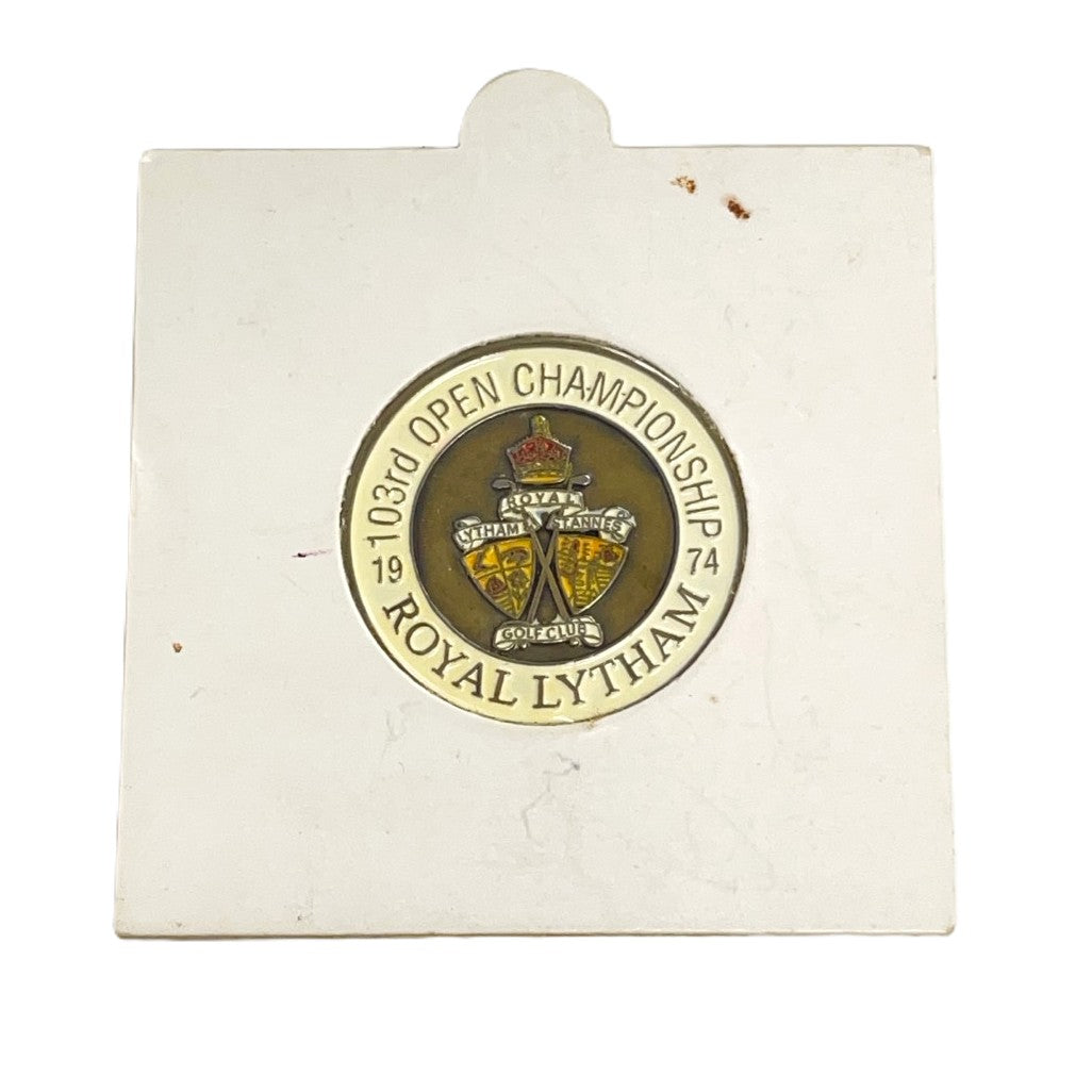 103rd Open Championship 1974 Royal Lytham - Ball Marker - Golf Design and Creative USA