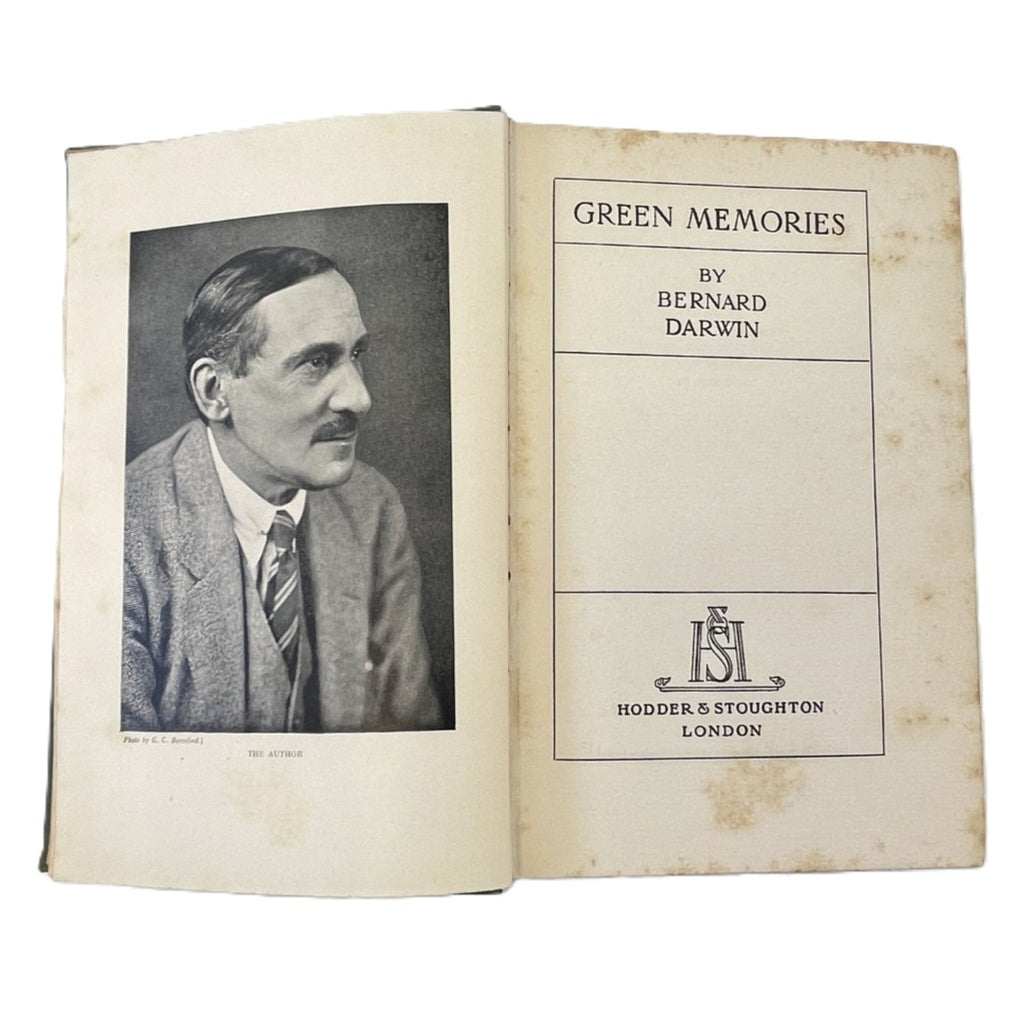 Green Memories by Bernard Darwin - 1928