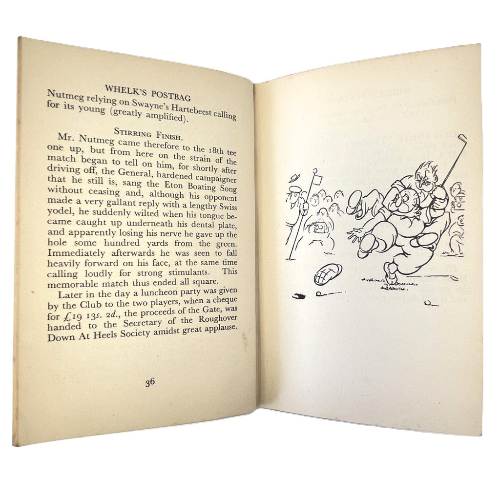Whelk's Postbag "Still More Letters to the Secretary of a Golf Club" by George C. Nash - The Pelham Library Edition - 1941