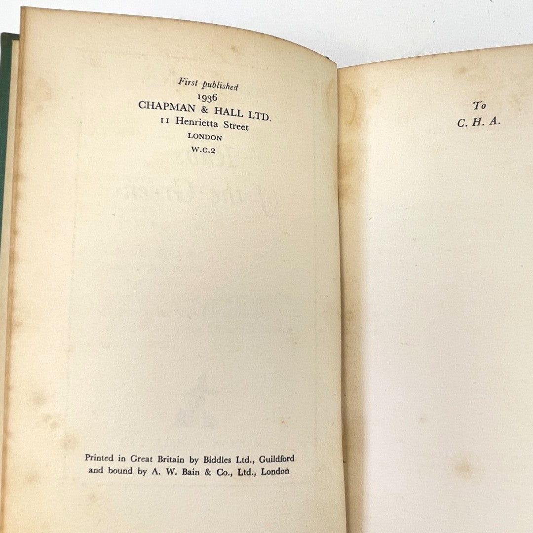 Rubs of the Green by Bernard Darwin - 1936 First Edition