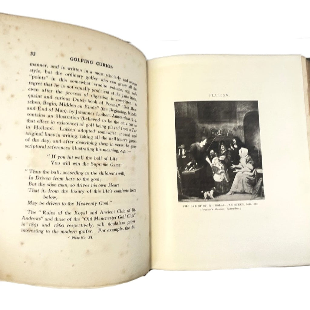 Golfing Curios and 'The Like' by Harry B. Wood - 1920 First Edition