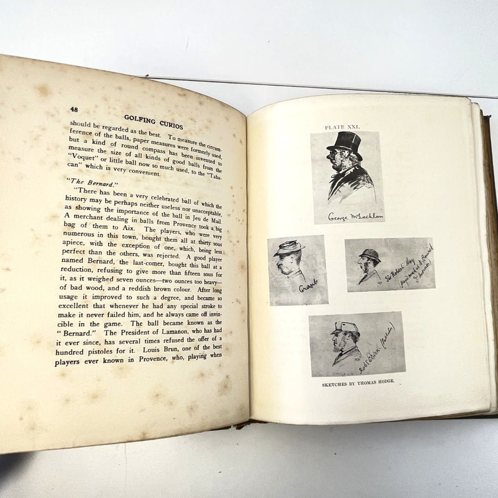 Golfing Curios and 'The Like' by Harry B. Wood - 1920 First Edition