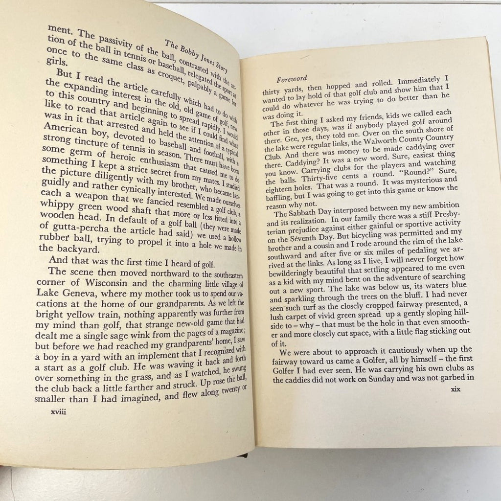 The Bobby Jones Story From the Writings of O.B. Keeler by Grantland Rice - Second Impression