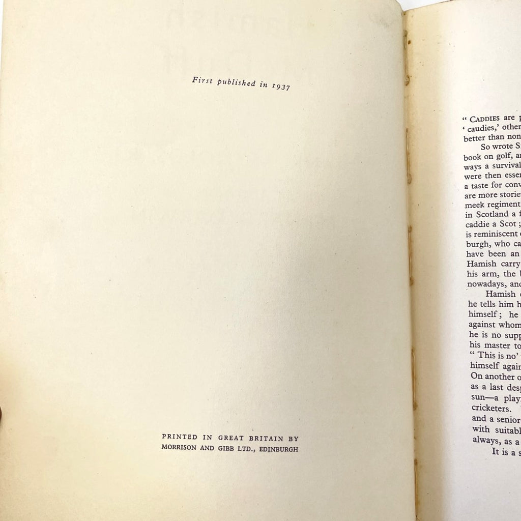 Hamish McDuff by Frank Reynolds - 1937 First Edition