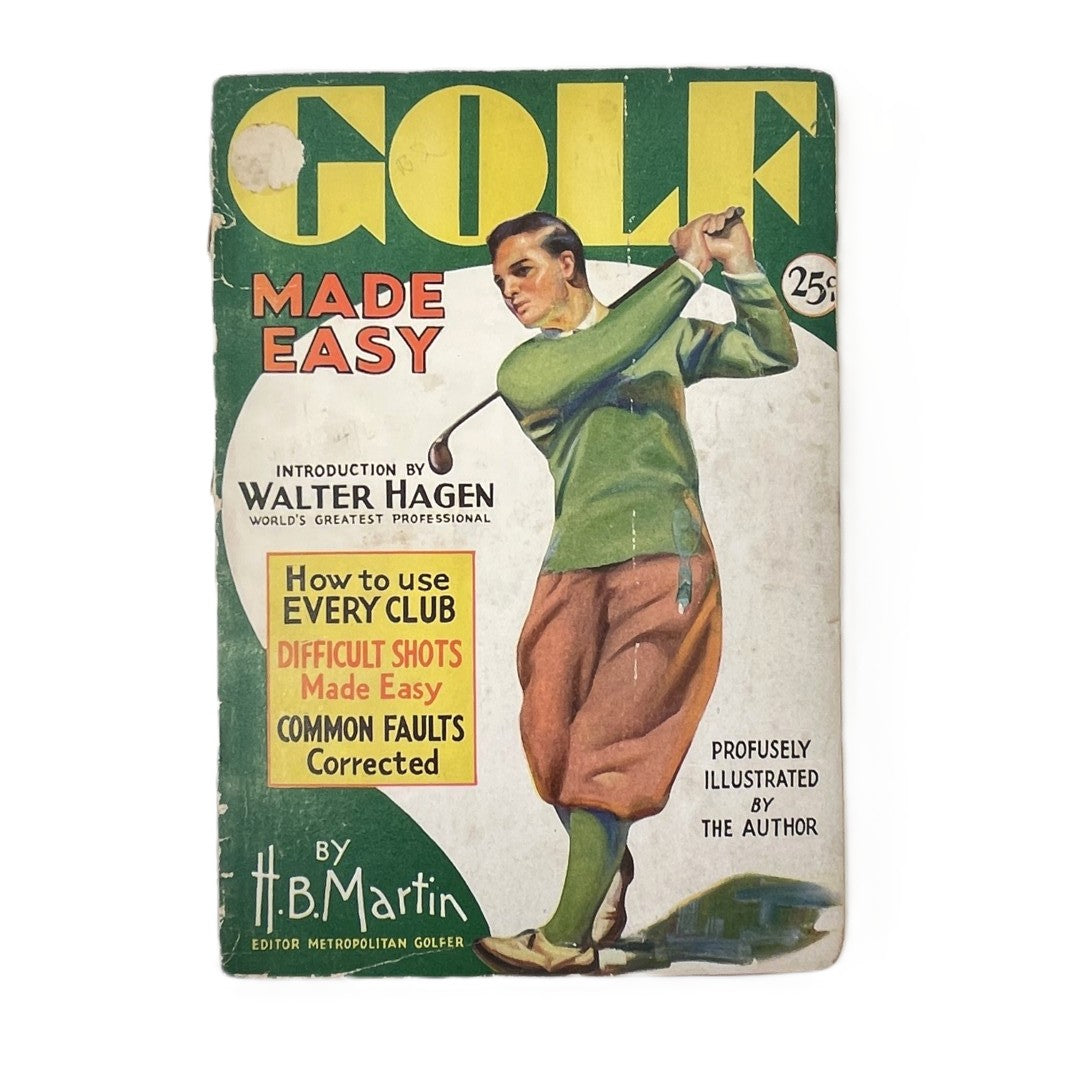 Golf Made Easy by H.B. Martin - 1932