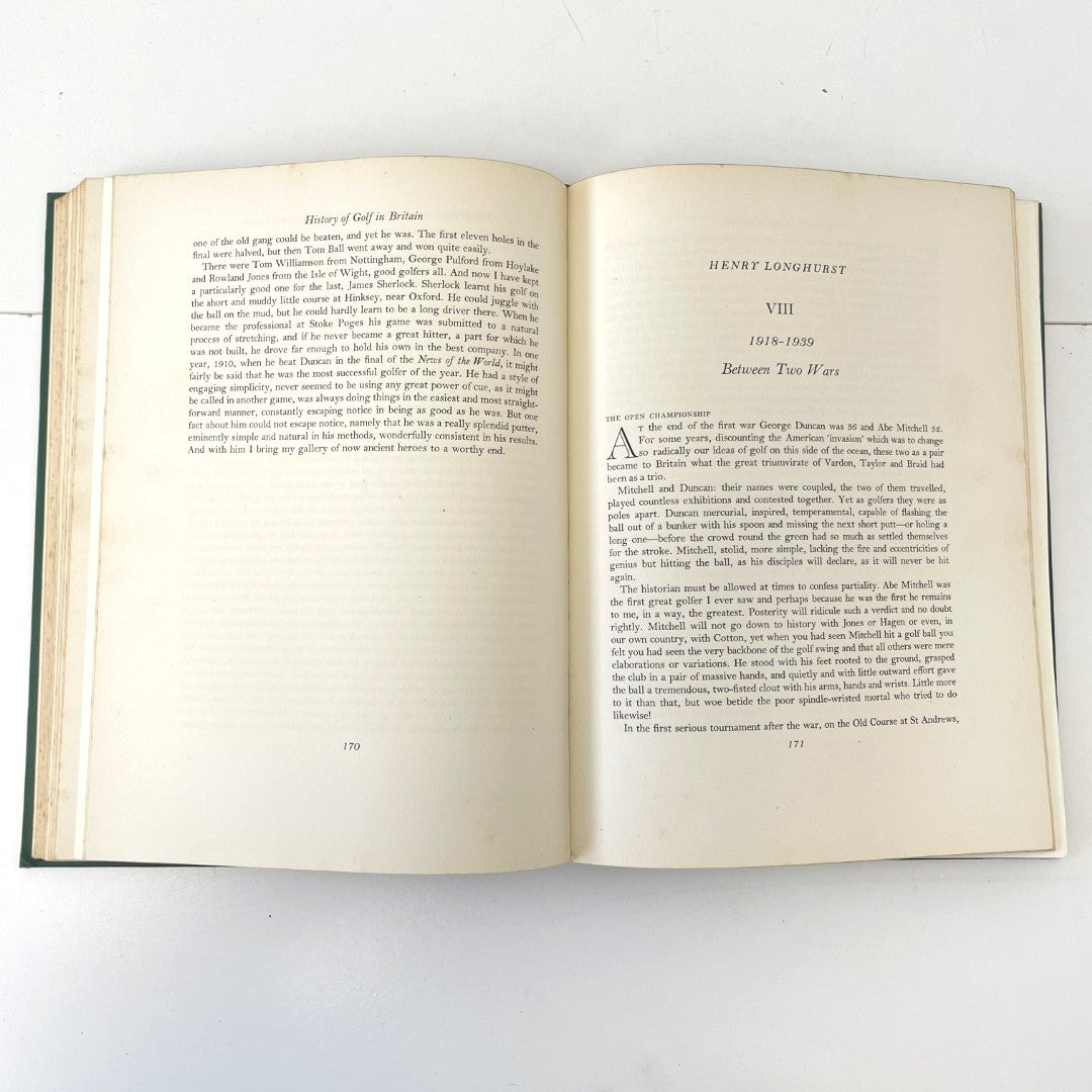 A History of Golf in Britain by Bernard Darwin, Henry Longhurst and Others - 1952 First Edition