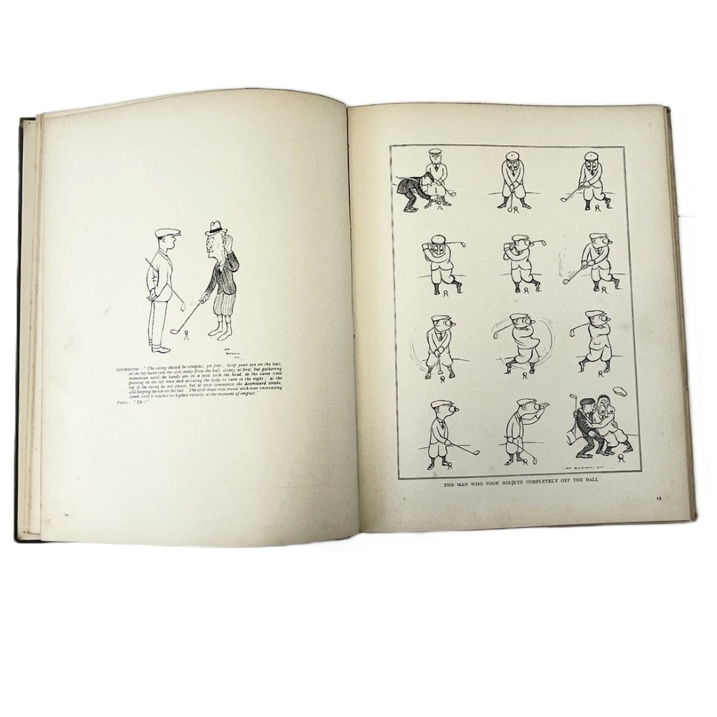Adventures at Golf by H.M. Bateman - 1923 - 1st Edition