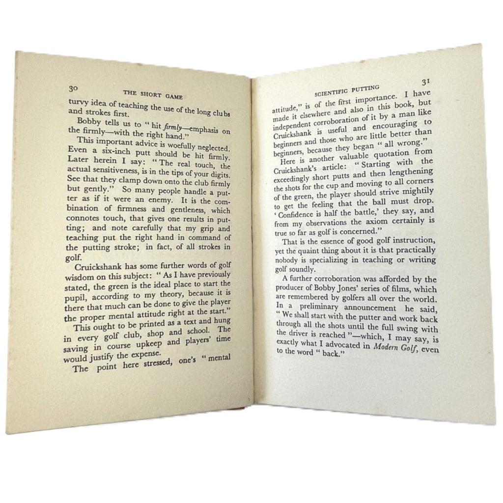 The Short Game by P.A. Vaile - 1936 First Edition
