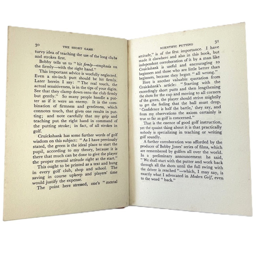 The Short Game by P.A. Vaile - 1936 First Edition