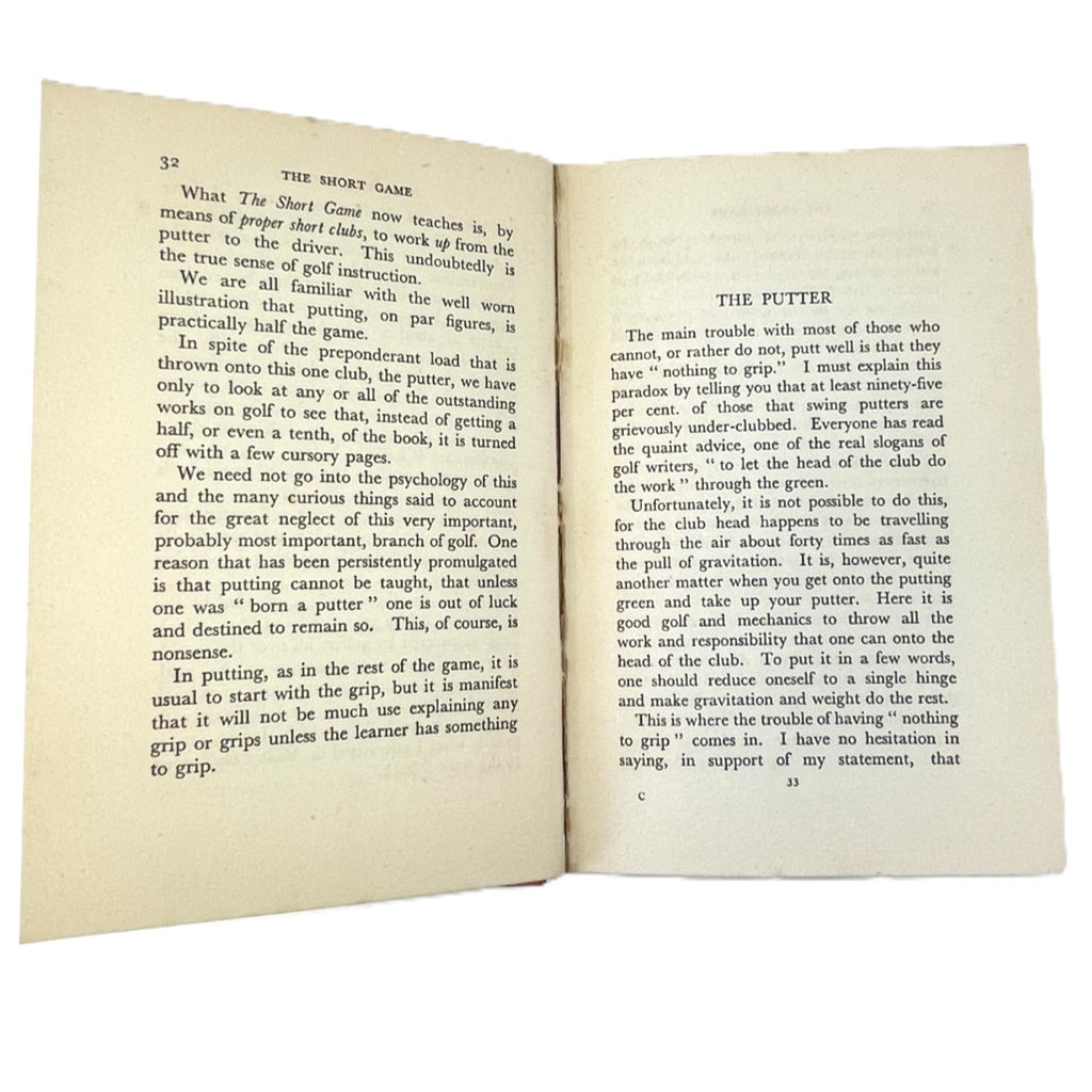The Short Game by P.A. Vaile - 1936 First Edition