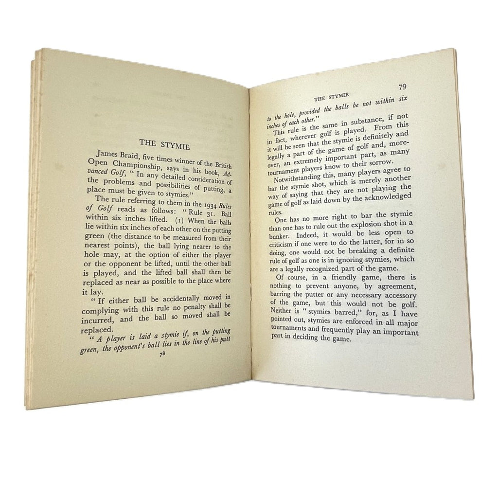 The Short Game by P.A. Vaile - 1936 First Edition