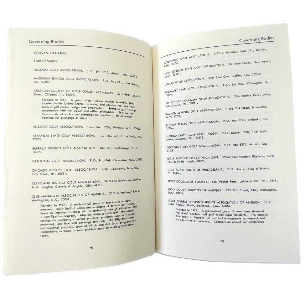 Golf - A Guide to Information Sources - Volume 7 of Sports, Games and Pastimes by Joseph S.F. Murdoch and Janet Seagle - 1979 - SIGNED COPY