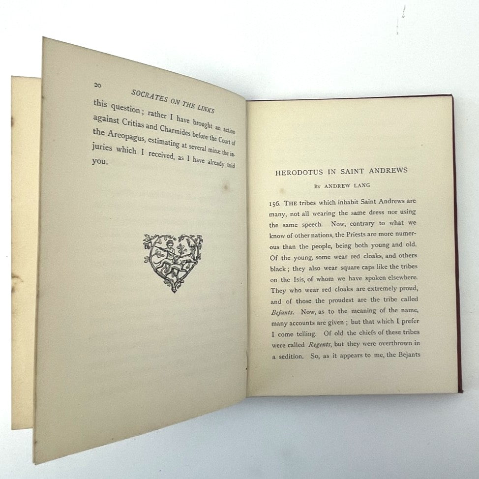 A Batch of Golfing Papers by Andrew Lang and Others - 1892 First Edition
