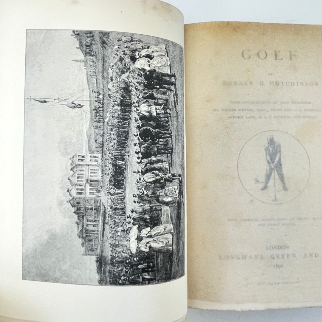 The Badminton Library: Golf by Horace G. Hutchinson - 1890 First Edition