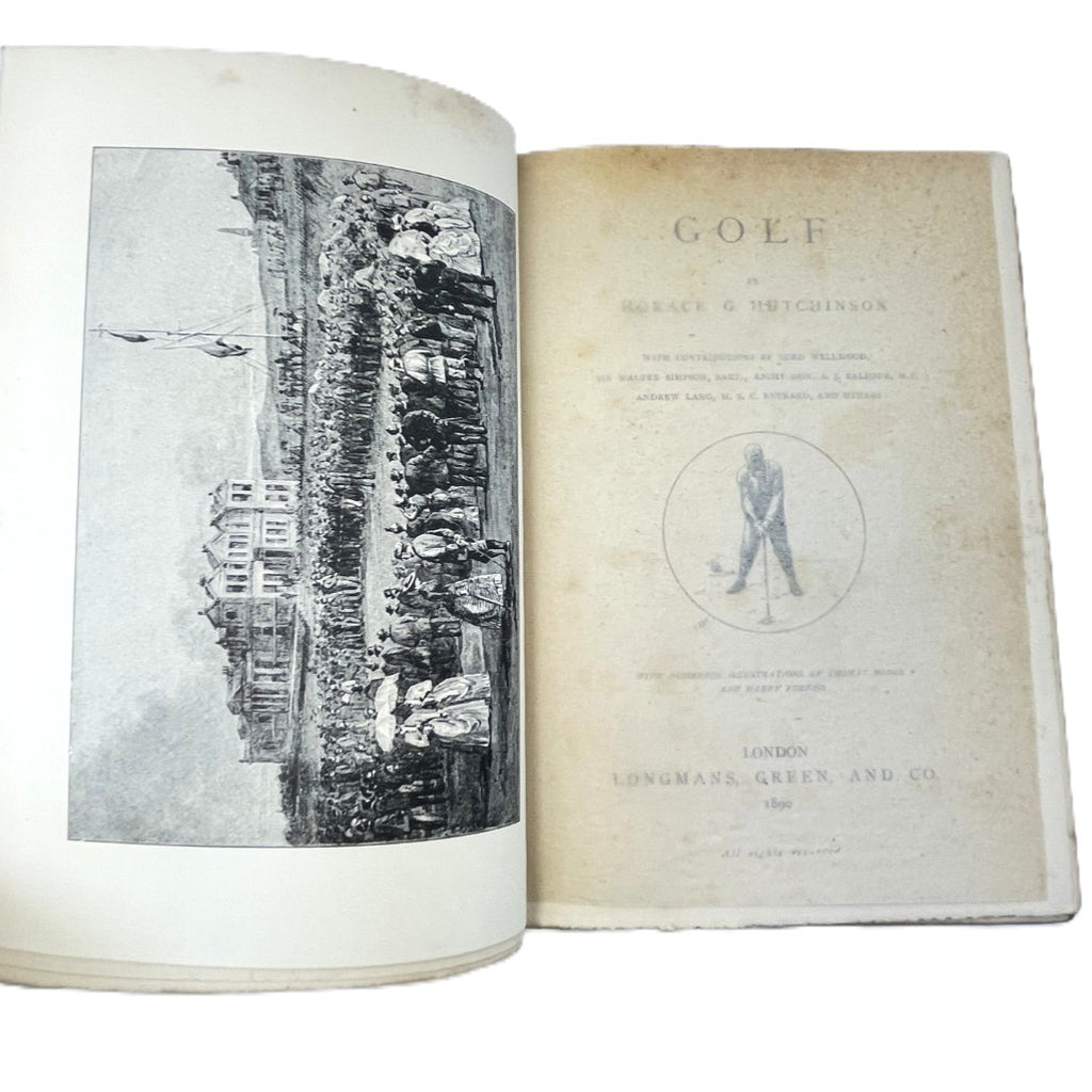 The Badminton Library: Golf by Horace G. Hutchinson - 1890 First Edition