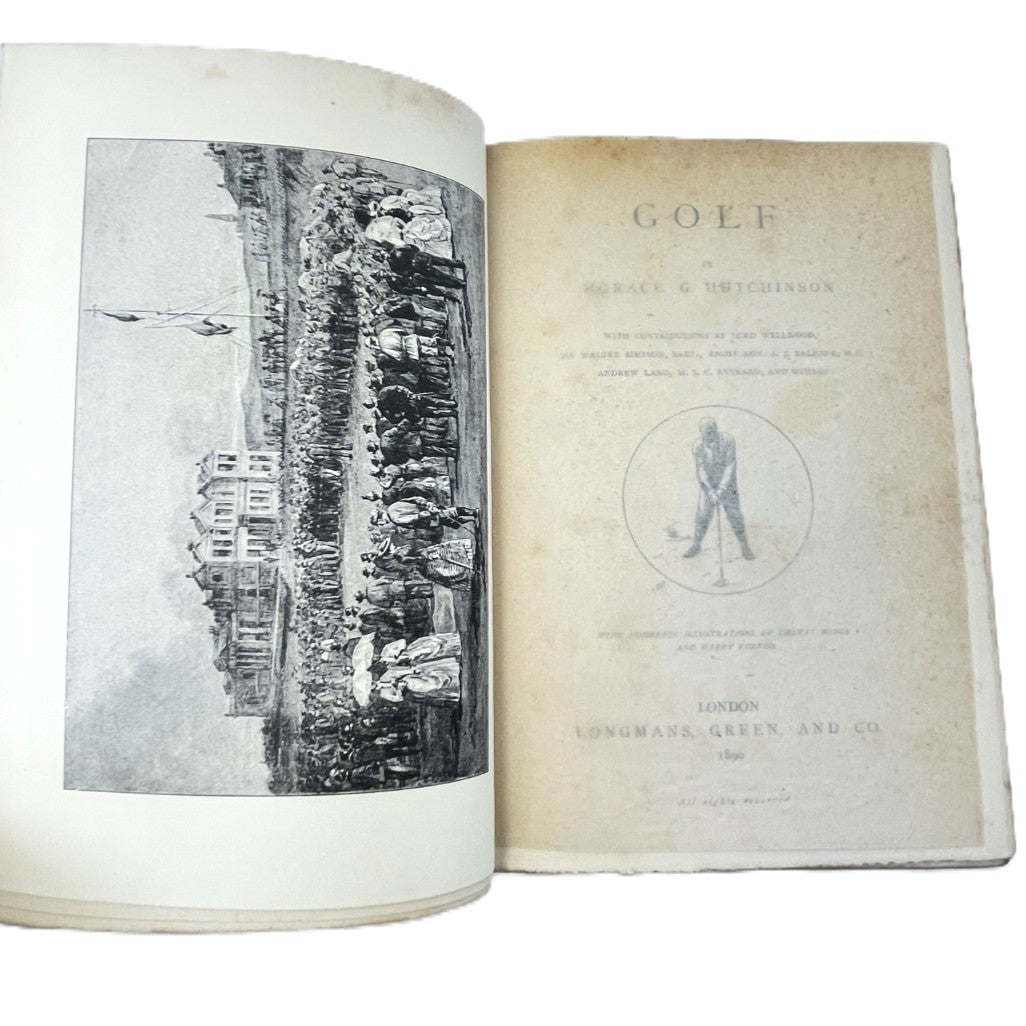 The Badminton Library: Golf by Horace G. Hutchinson - 1890 First Edition