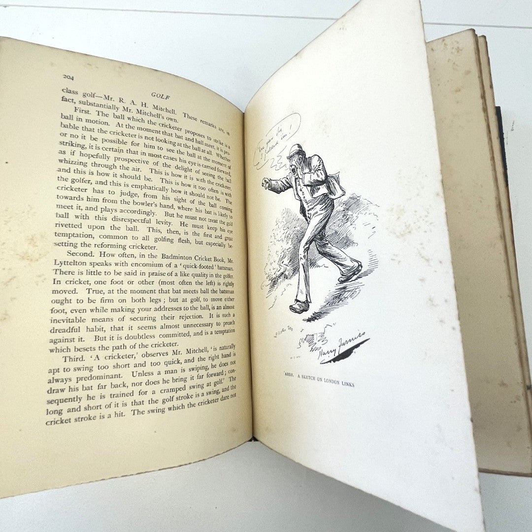 The Badminton Library: Golf by Horace G. Hutchinson - 1890 First Edition