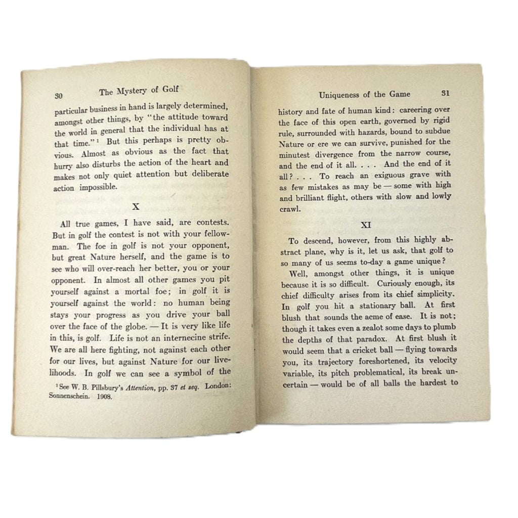 The Mystery Of Golf by Arnold Haultain - 1912