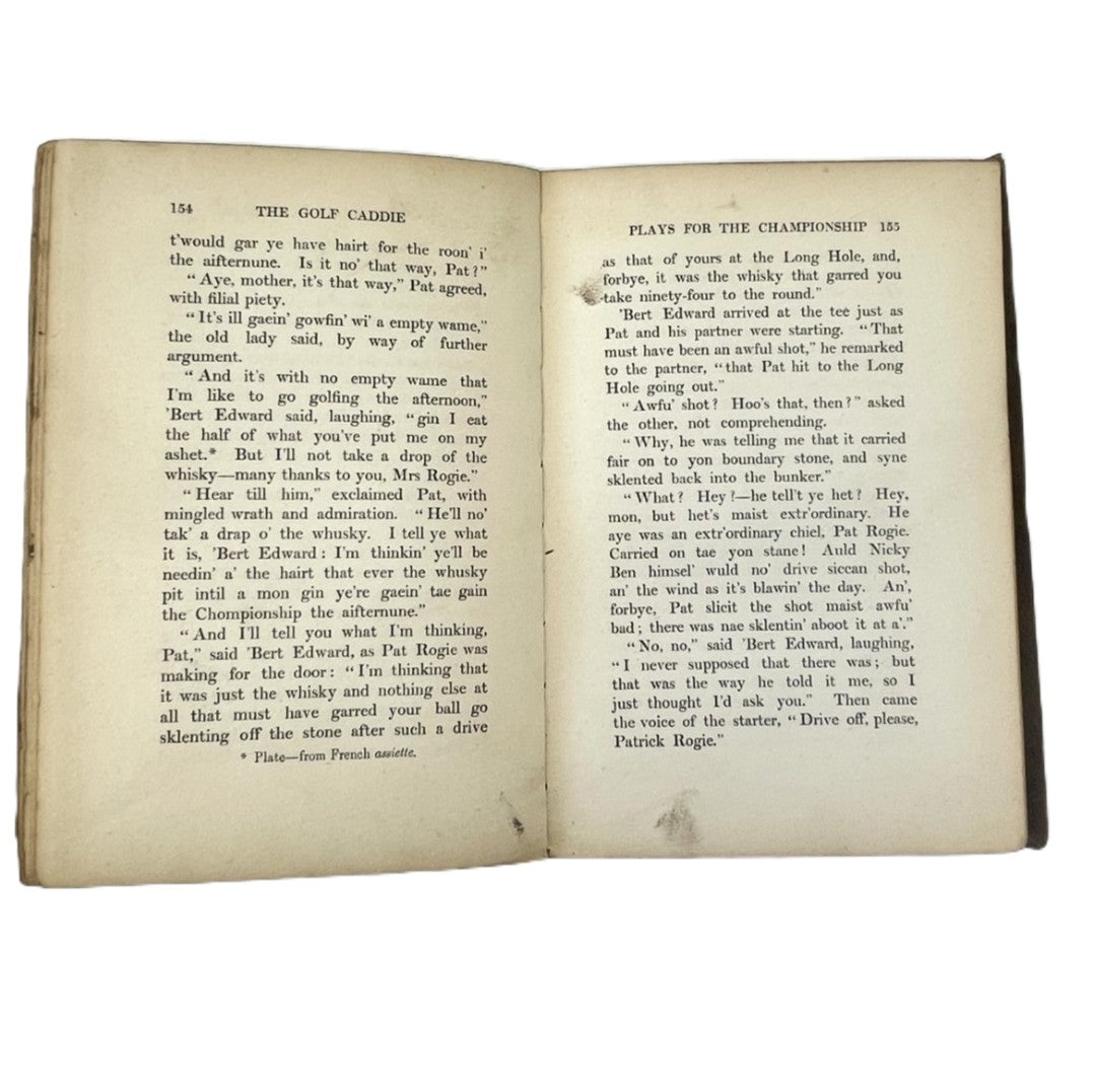 Bert Edward The Golf Caddie by Horace Hutchinson - 1903 First Edition