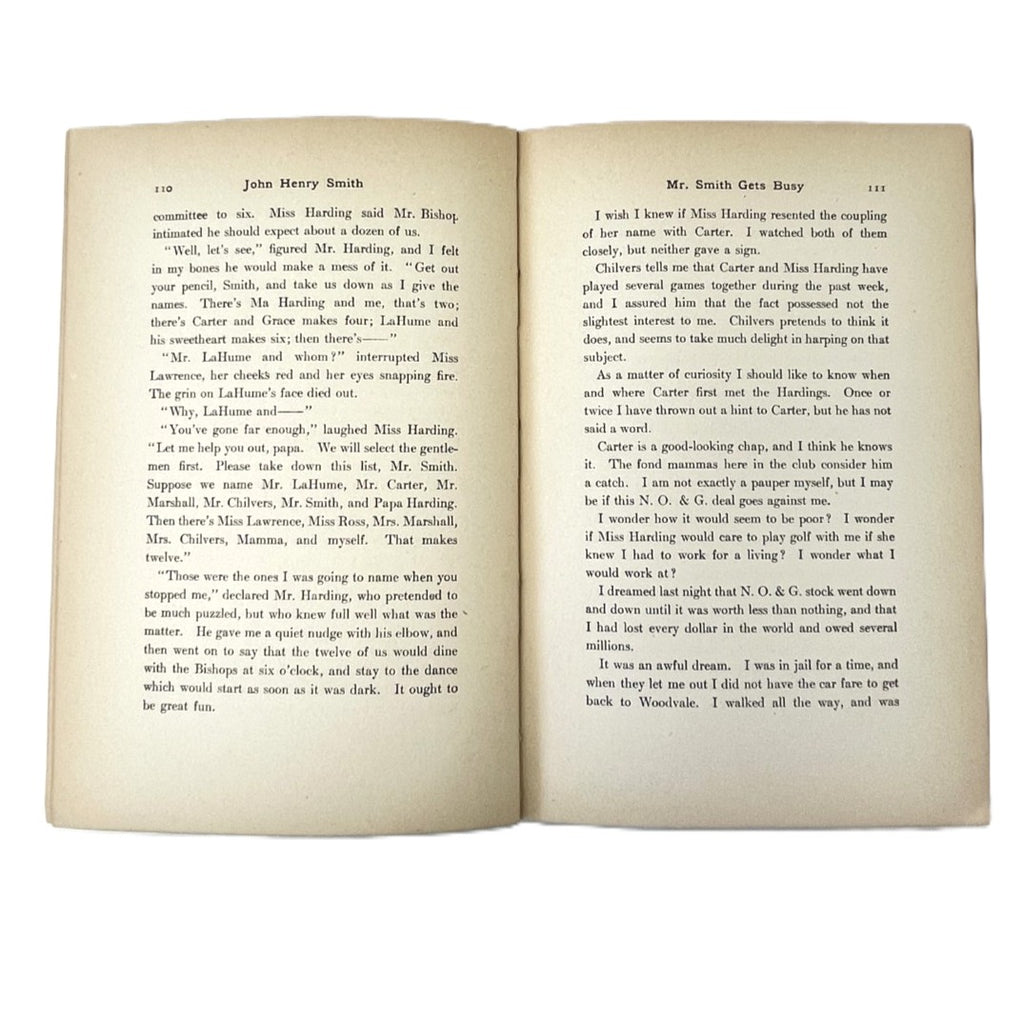 John Henry Smith by Frederick Upham Adams - 1905 First Edition