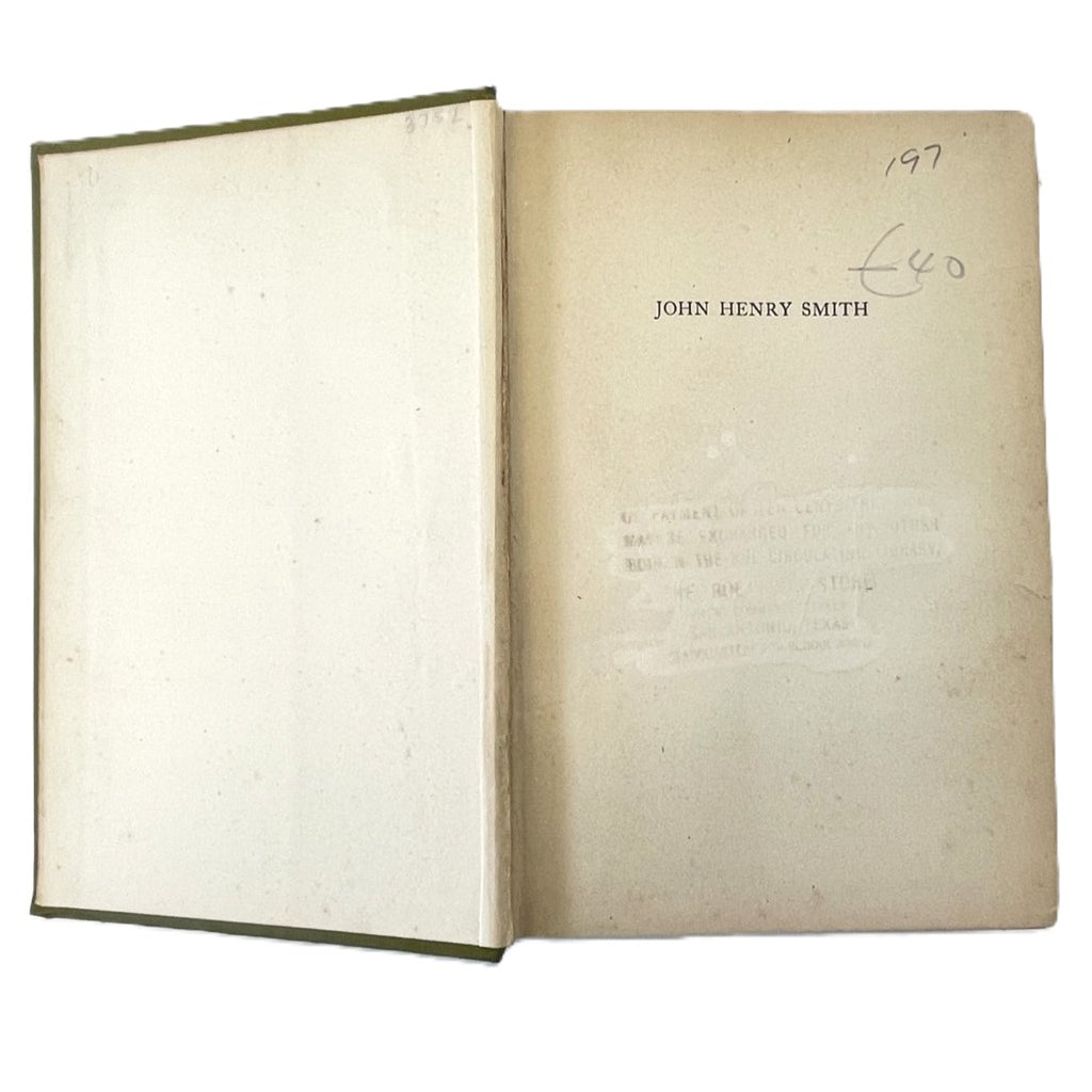 John Henry Smith by Frederick Upham Adams - 1905 First Edition