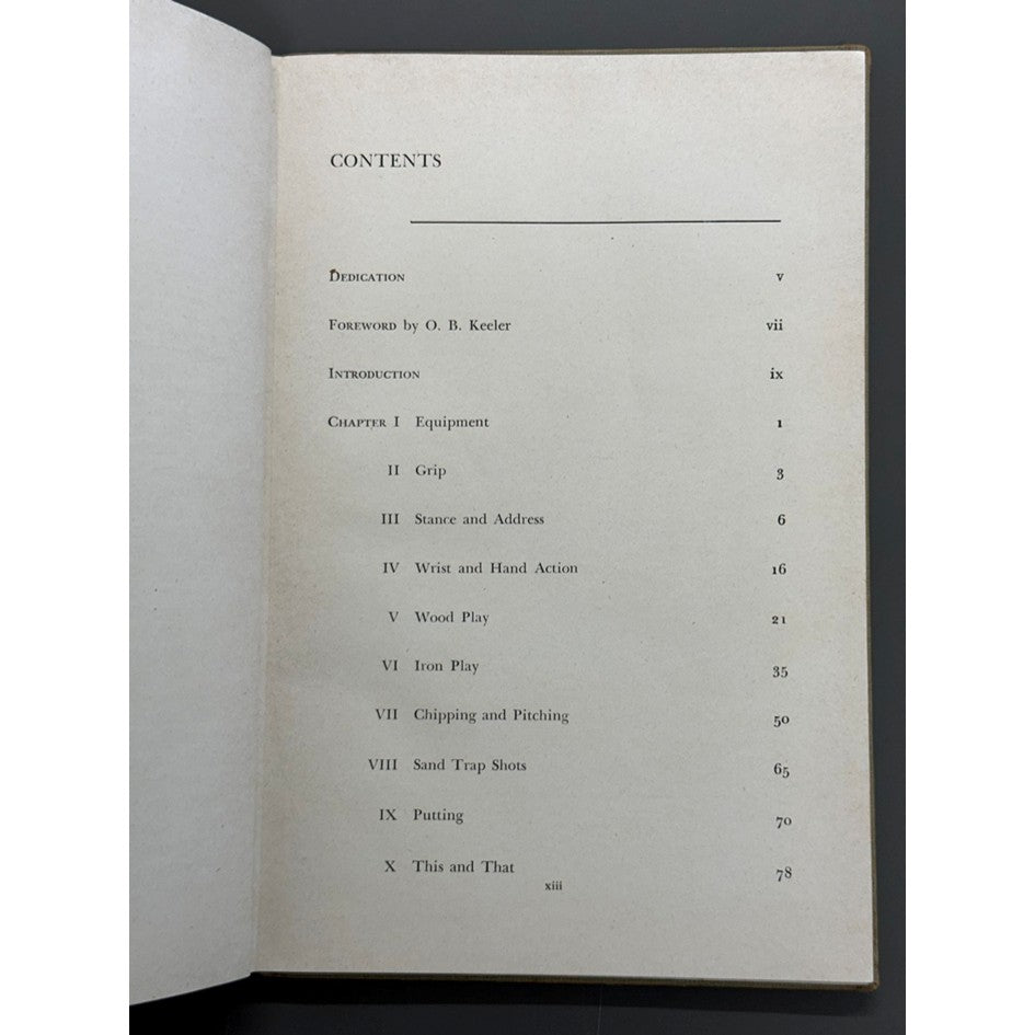 GOLF by Patty Berg and Otis Dypwick - The Barnes Sporting Library - 1941
