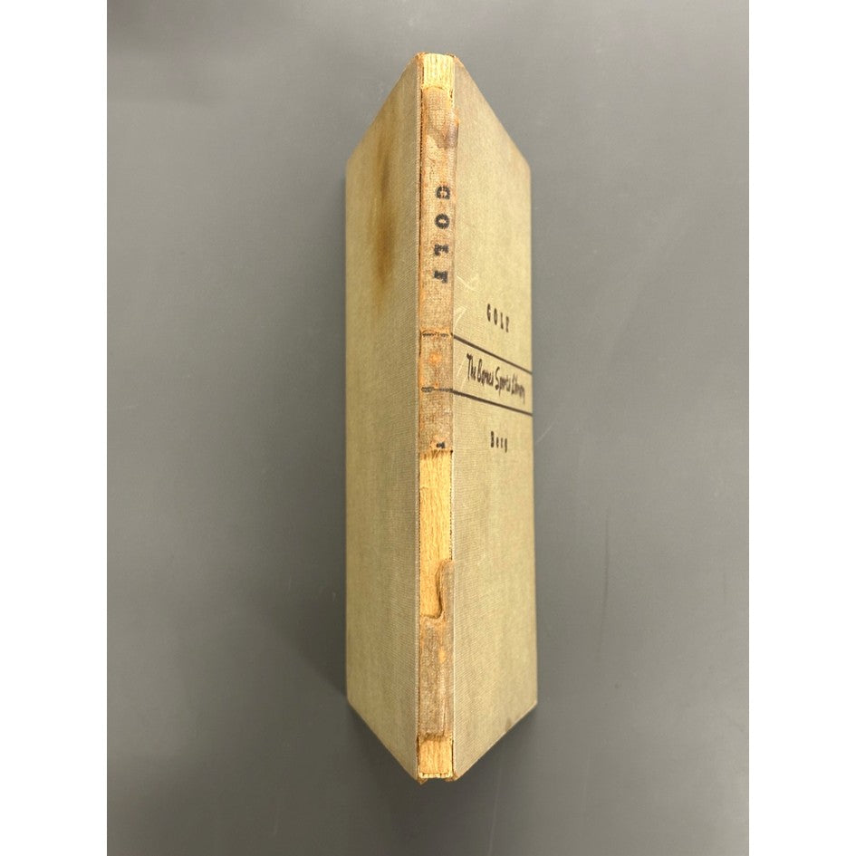 GOLF by Patty Berg and Otis Dypwick - The Barnes Sporting Library - 1941