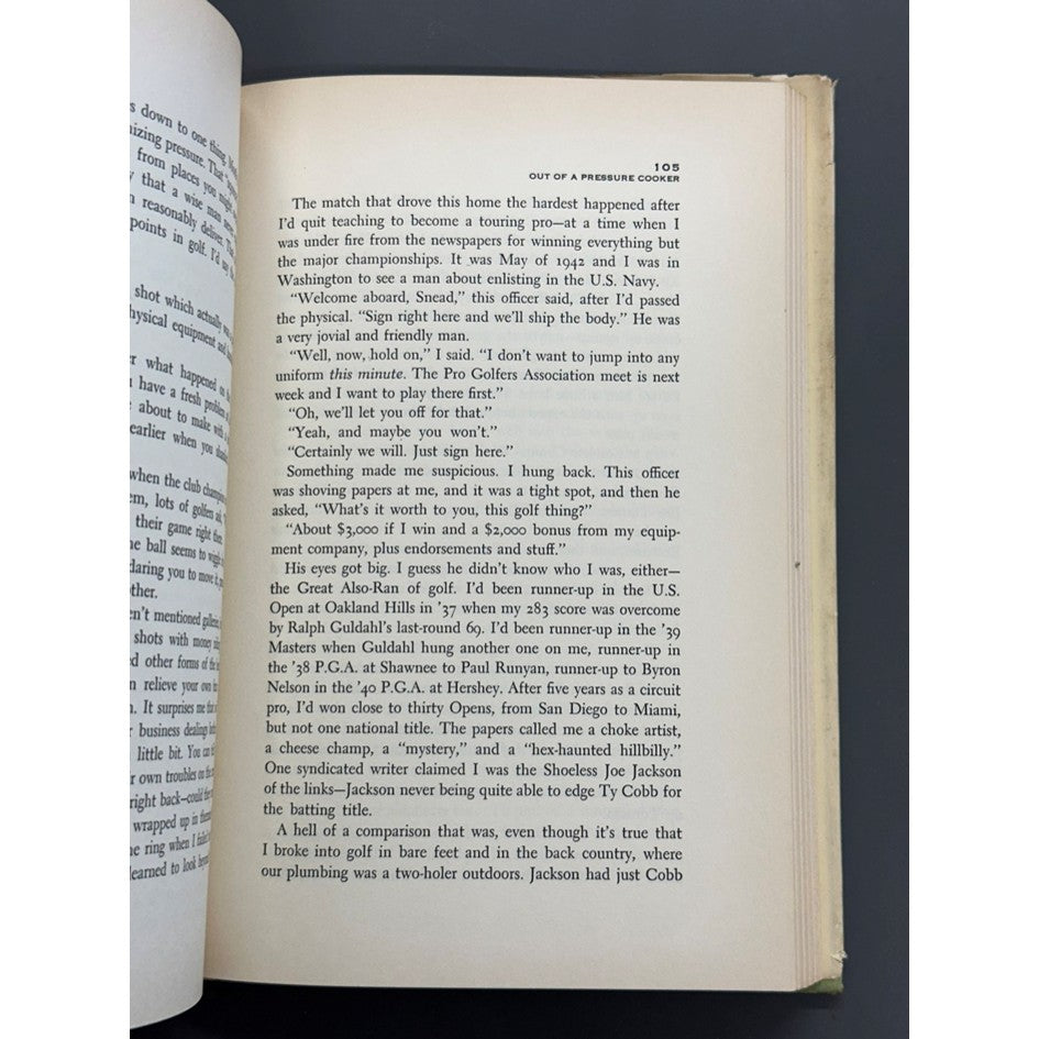 The Education of a Golfer by Sam Snead with Al Stump
