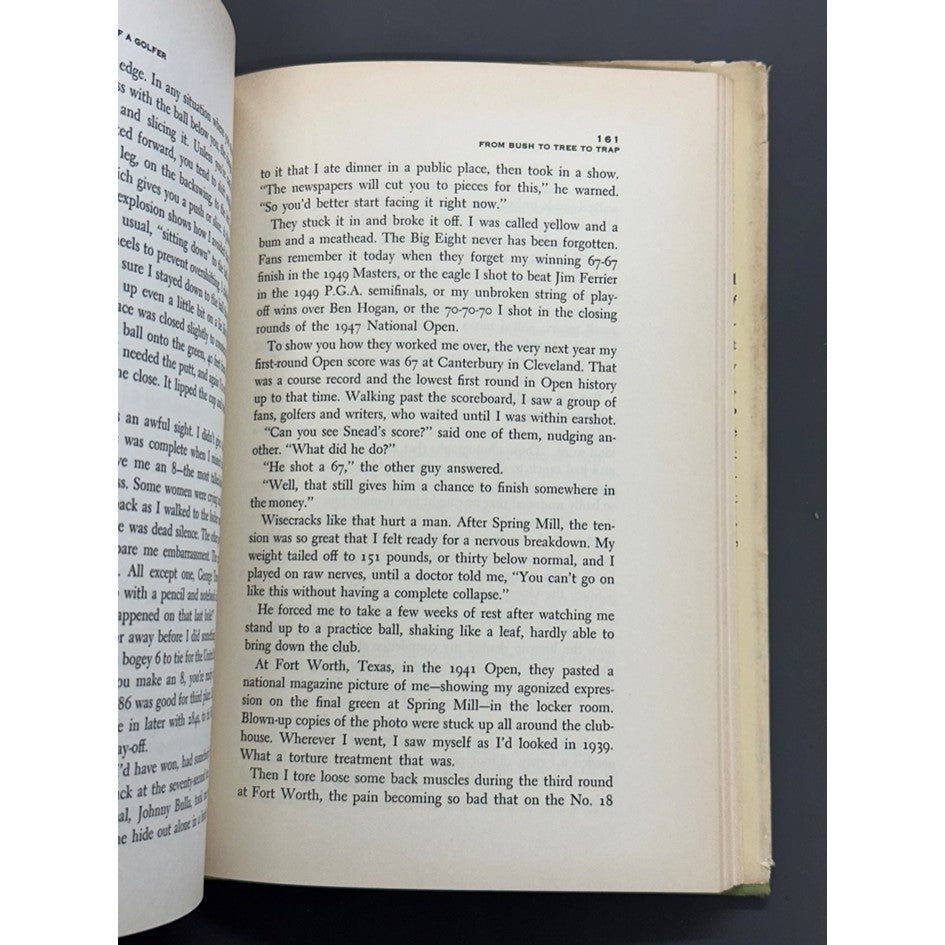 The Education of a Golfer by Sam Snead with Al Stump