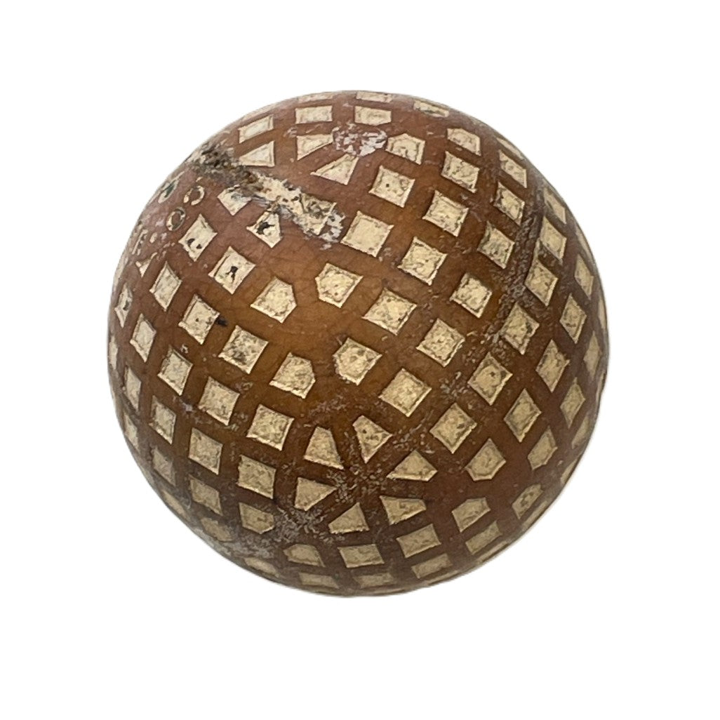 Vintage Arco "Super" Square Mesh Pattern Golf Ball - c.1920's