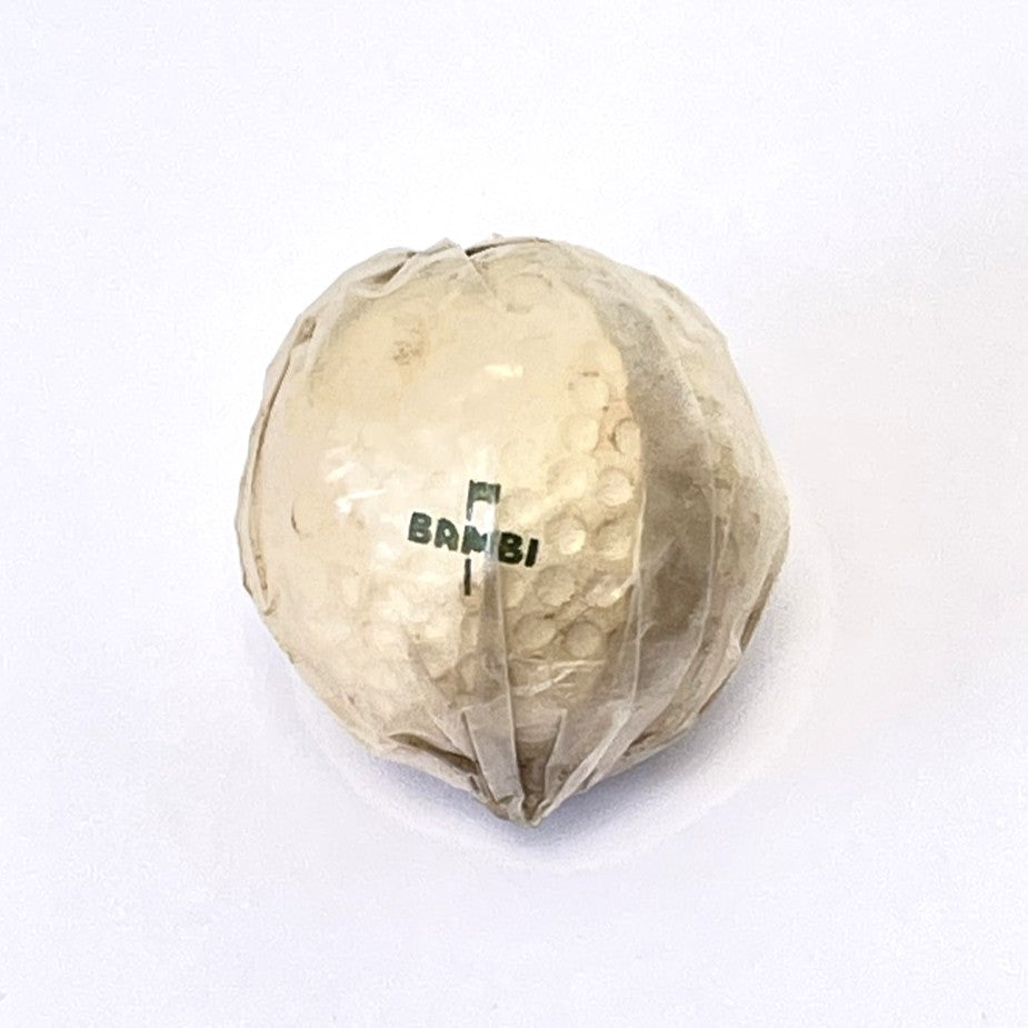 Rare Bambi Golf Ball by Bromford/Penfold c1940s/1950s - Wrapped & Unused