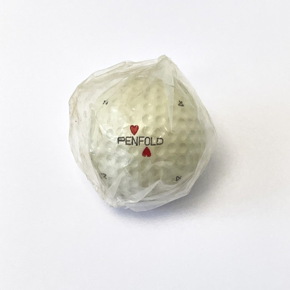 Vintage Penfold Heart Golf Ball c.1950/1960 - Wrapped & Unused