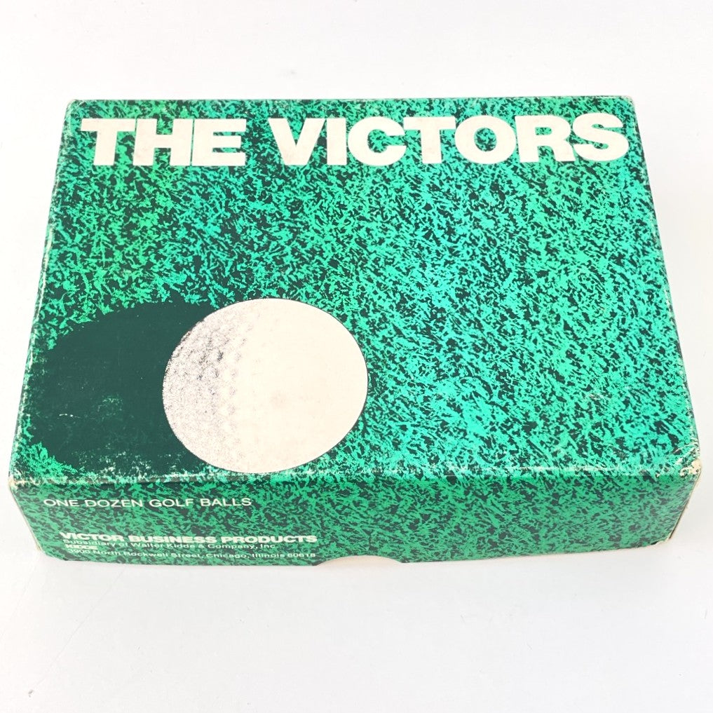 Boxed Dozen Vintage "The Victors" Golf Balls - c.1970s - Unused