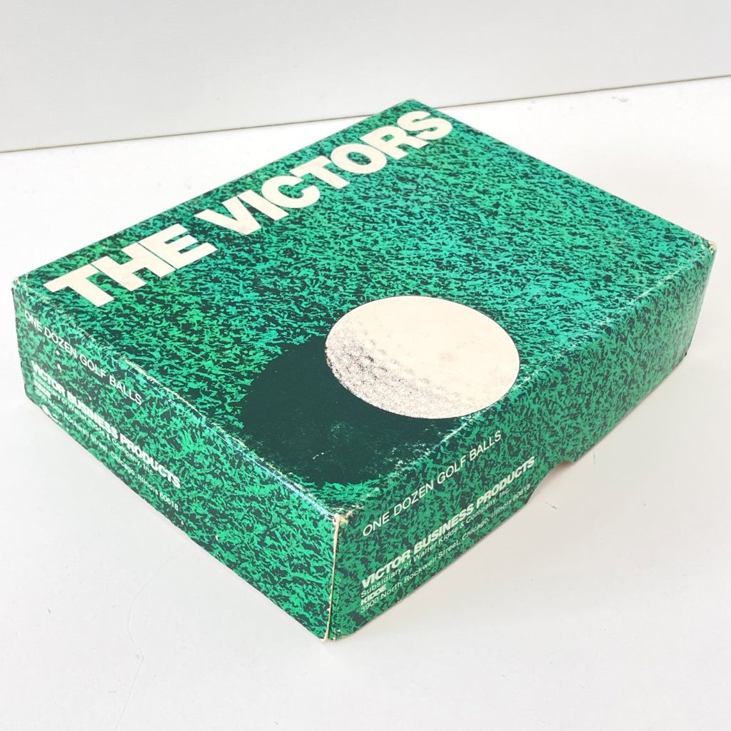 Boxed Dozen Vintage "The Victors" Golf Balls - c.1970s - Unused