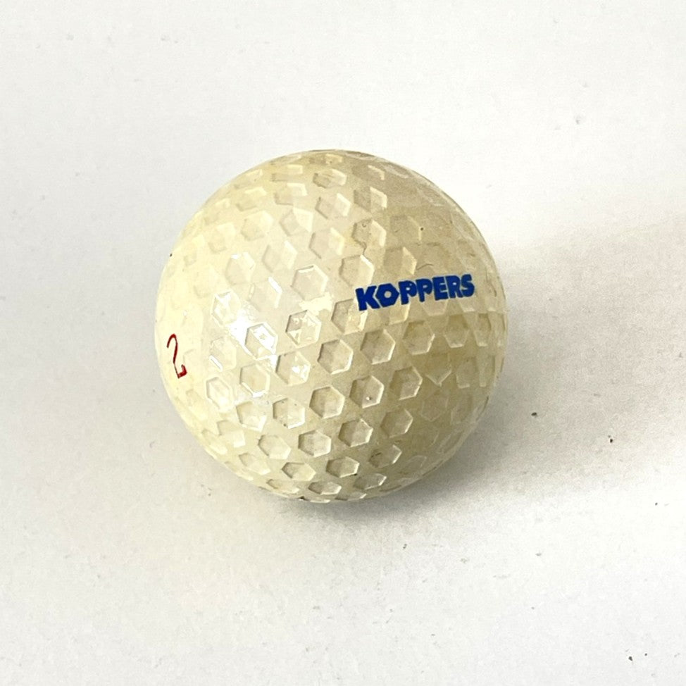 Vintage Box of One Dozen Koppers Golf Balls by Uniroyal - Unused