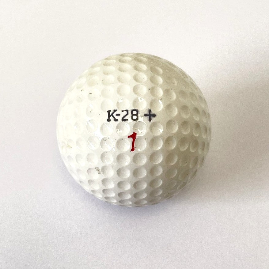 Vintage Box of One Dozen Wilson K-28+ Golf Balls - Unused