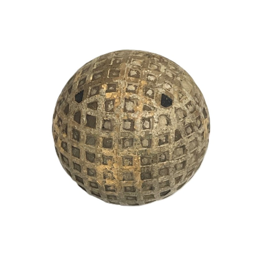 Vintage "PAL" Square Mesh Pattern Golf Ball - c.1920