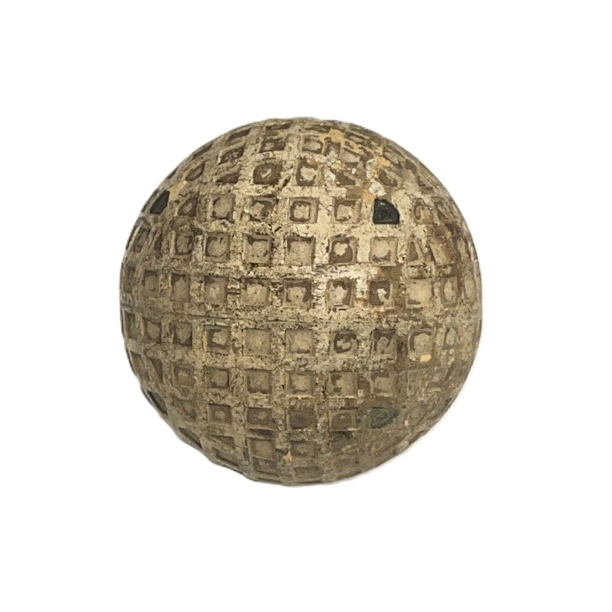 Vintage "PAL" Square Mesh Pattern Golf Ball - c.1920