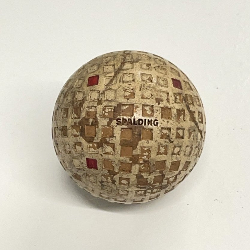 Vintage "Spalding Kro-Flite" Square Mesh Golf Ball - c.1920s