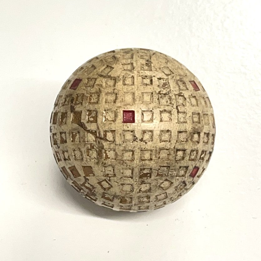 Vintage "Spalding Kro-Flite" Square Mesh Golf Ball - c.1920s