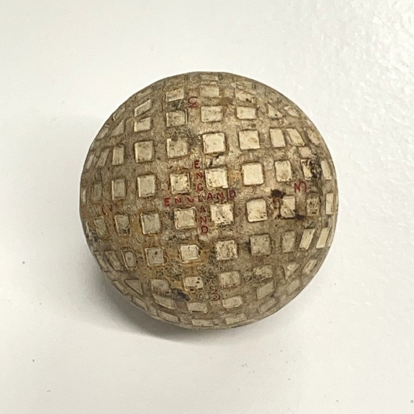 Rare Vintage Golf Ball Developemnts "GBD" Square Mesh Golf Ball c1930