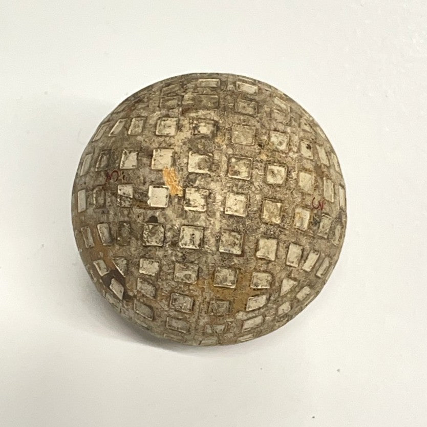Rare Vintage Golf Ball Developemnts "GBD" Square Mesh Golf Ball c1930