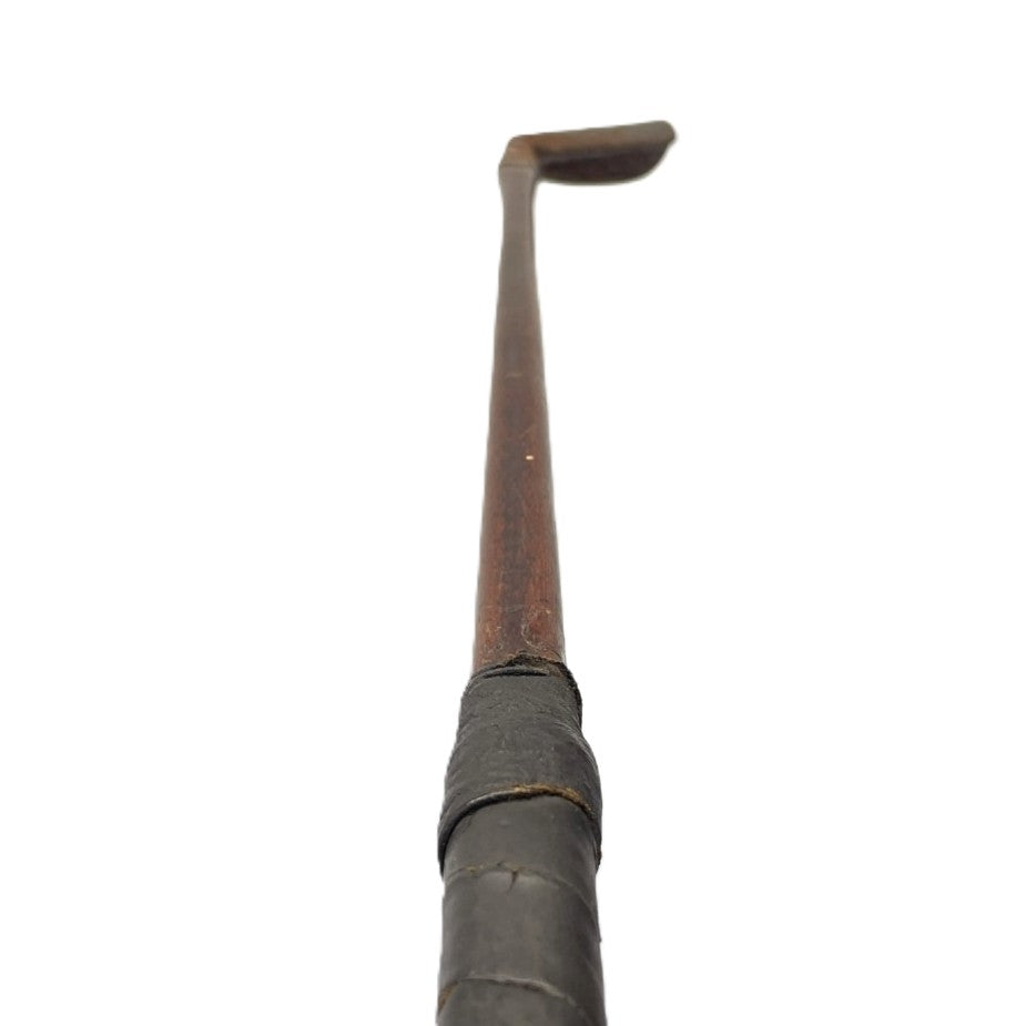 Rare W. Gibson, Kinghorn - Flat Shafted Medium Lie Putter - c.1910