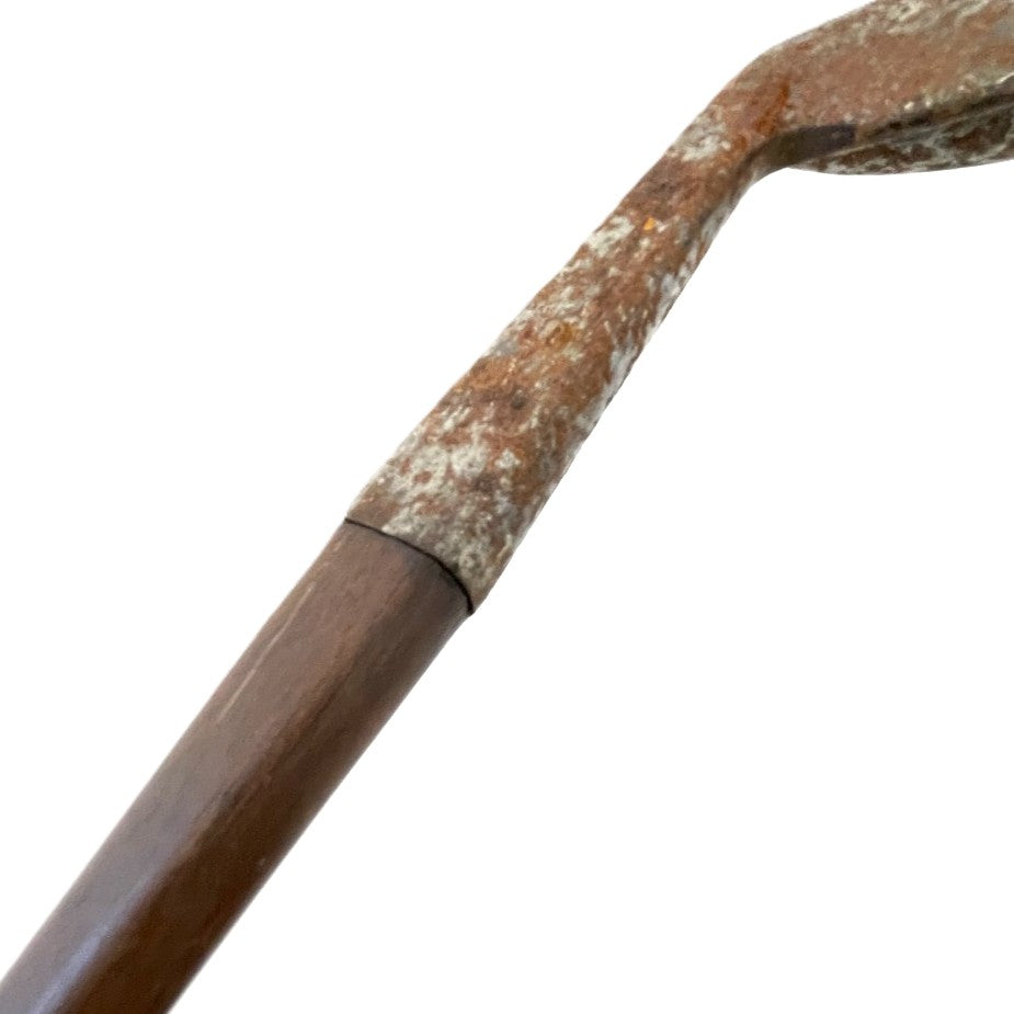 Rare W. Gibson, Kinghorn - Flat Shafted Medium Lie Putter - c.1910