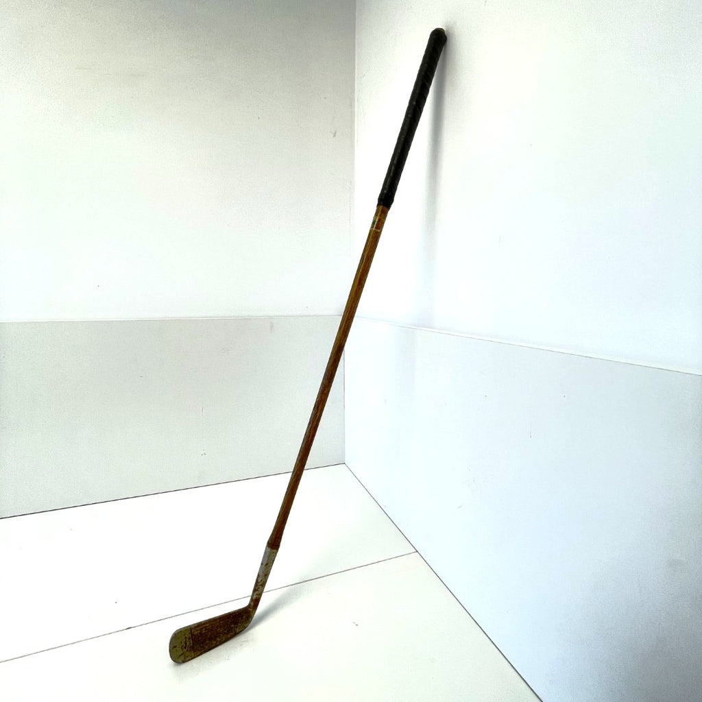 Scored Face Hickory Shafted Putter - c.1920