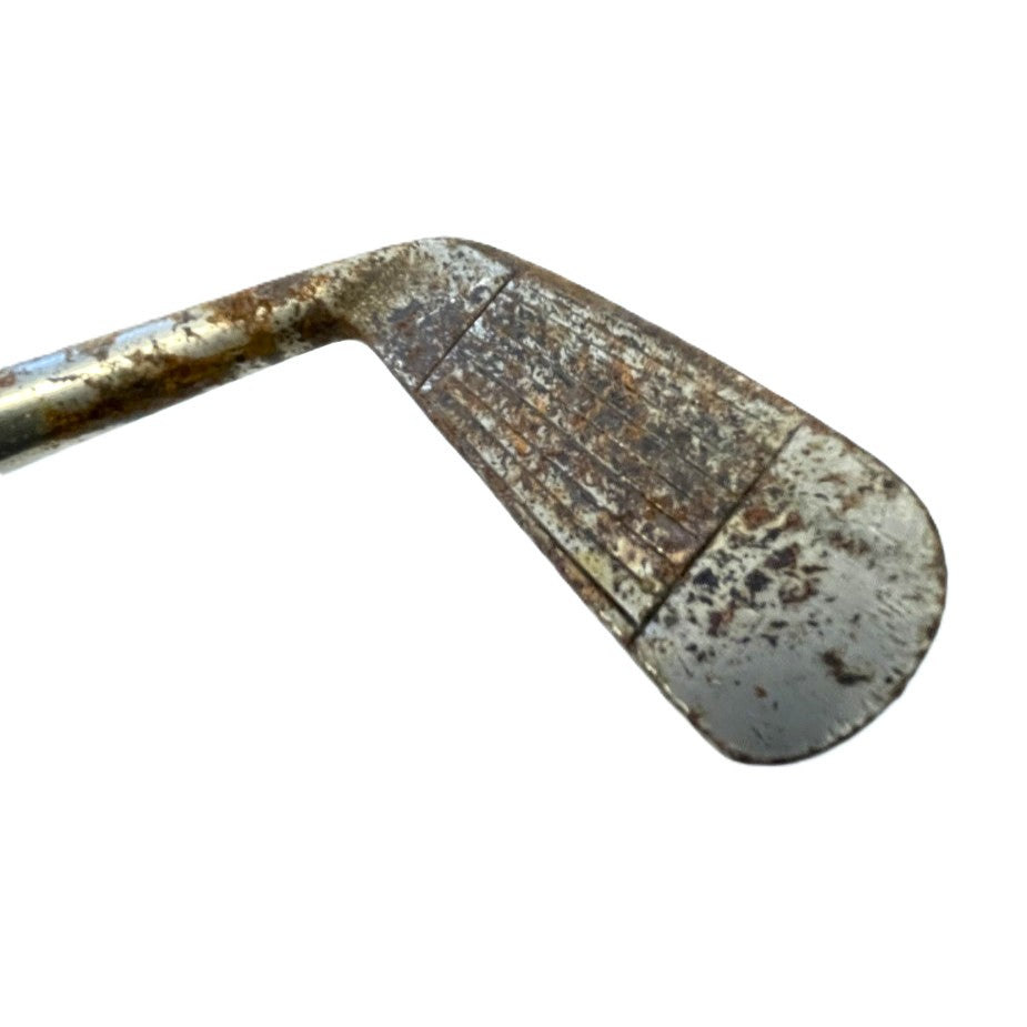 Scored Face Hickory Shafted Putter - c.1920