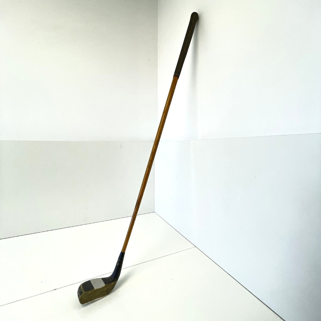 Mallet Style Hickory Shaft Putter - R/H