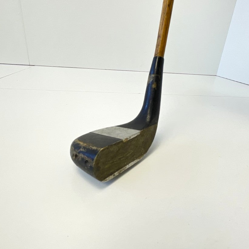 Mallet Style Hickory Shaft Putter - R/H