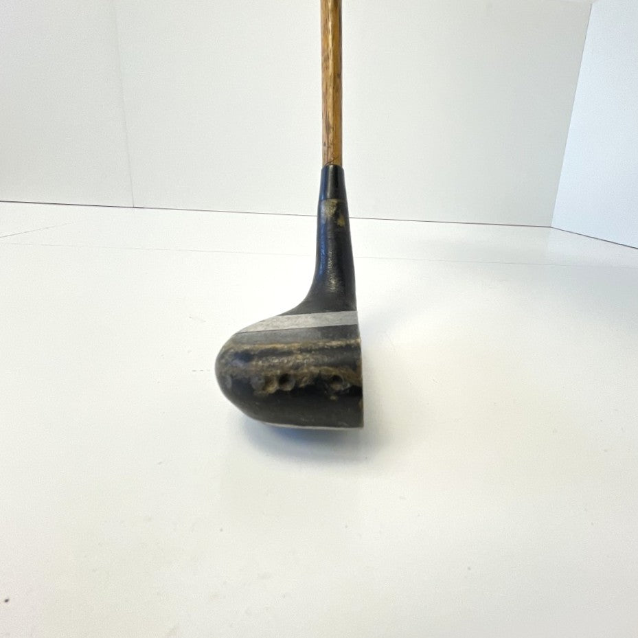 Mallet Style Hickory Shaft Putter - R/H