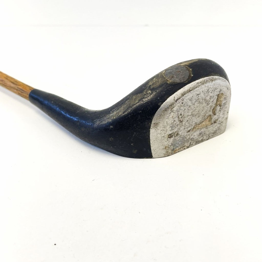 Mallet Style Hickory Shaft Putter - R/H